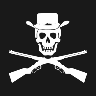 Cowboy Jolly Roger Flag T-Shirt