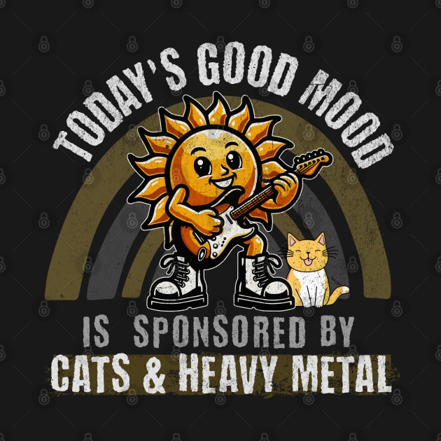 Today's Good Mood is Sponsored by Cats & Heavy Metal by Cosmic Dust Art