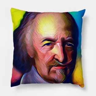 Thomas Hobbes Portrait | Thomas Hobbes Artwork 6 Pillow