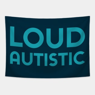 Loud Autistic (Sans) Tapestry