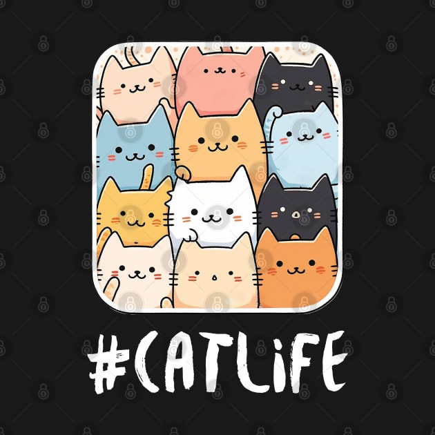 Hashtag CATLIFE Cat Photo by Eine Creations