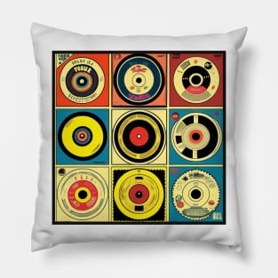 Vinyl Music Collection Merch Vol. 3 Pillow