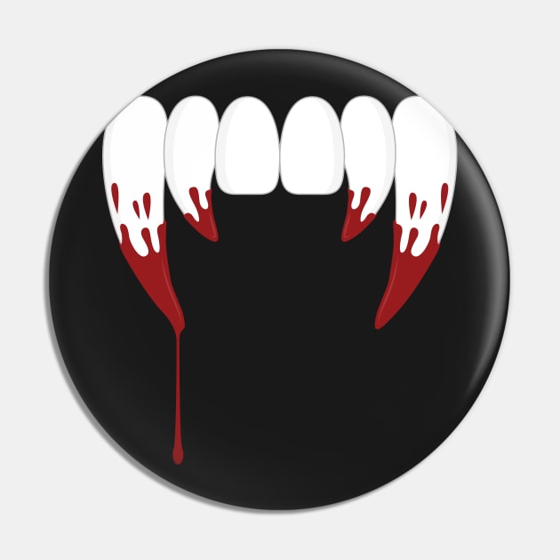 Vampire Teeth Pin by Woah_Jonny