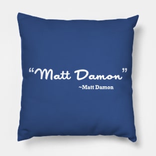 Damon World Police Pillow