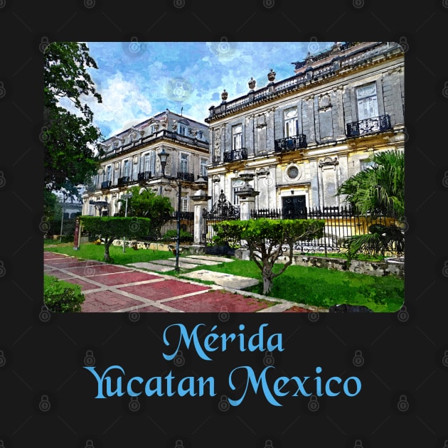 Twin Houses Paseo Montejo Merida Mexico by STYLISH CROWD TEES