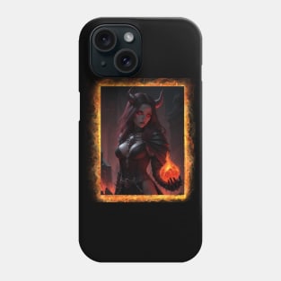 Fire necromancer Phone Case