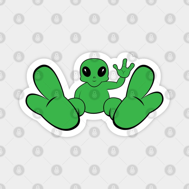 BABY ALIEN Magnet by BESTMOM