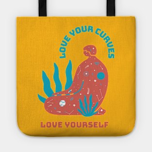 love your curves, love yourself Tote