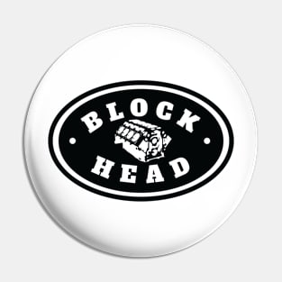 Block Head Plays with Blocks Pin