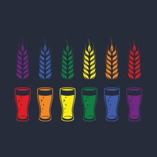 Beer and Rainbow Colors T-Shirt