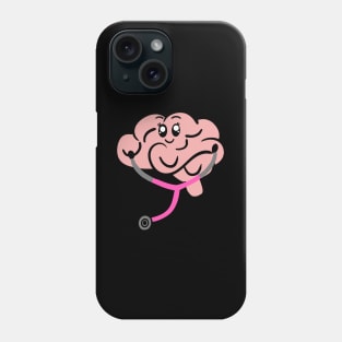 Psychologist doctor pink stethoscope Phone Case