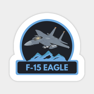 American F-15 Eagle Jet Fighter Magnet