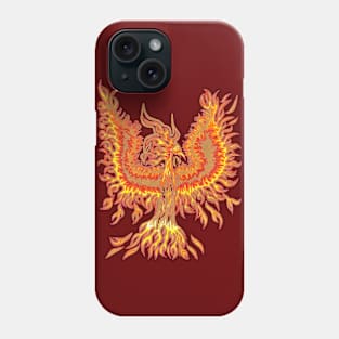 Phoenix on fire Phone Case