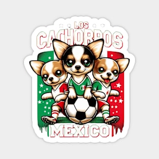 Chihuahua Soccer Futbol Los Cachorros Mexico #2 Magnet