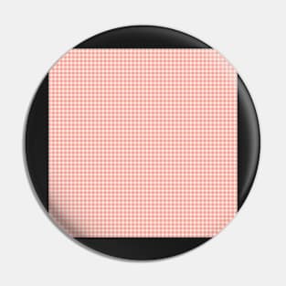 Gingham Pattern - Pink and Coral Pin