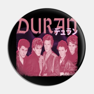 Duran Duran Vintage 1978 // Thank You Original Fan Design Artwork Pin