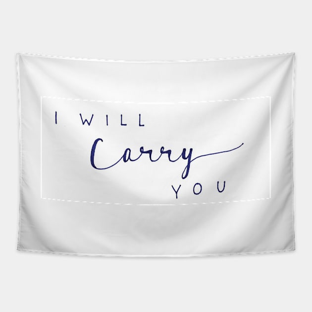 I Will Carry You Tapestry by nicolecella98