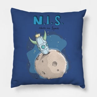 Rocket Crash - Nerds in Space Pillow
