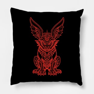 Cute Gargoyle Mythical Creature Pillow