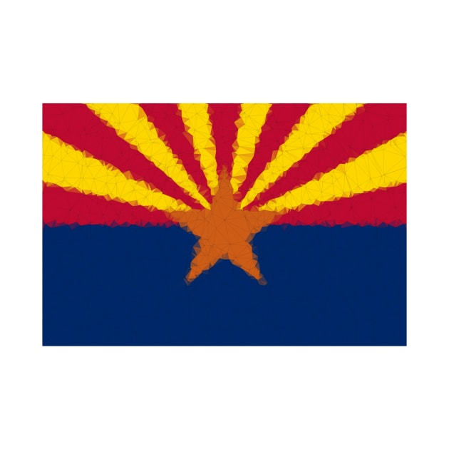 Low Poly Arizona Flag by TRIME