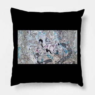 Rolling Street Art Pillow