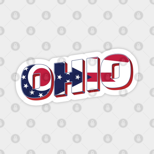 Ohio Vintage style retro souvenir Magnet by DesignerPropo