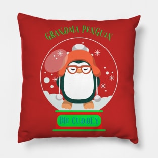 Matching Christmas Family, The Grandma Penguin Pillow