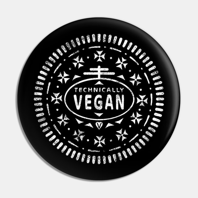 Technically Vegan Pin by SavageHardyFree