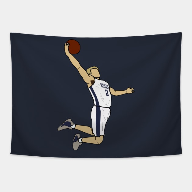 Matt McClung Dunk - George Town Hoyas Tapestry by xavierjfong