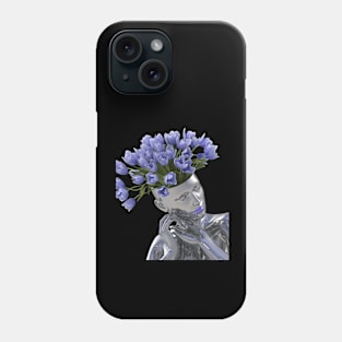 Flower Metal Girl Phone Case