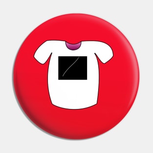 fat t-shirt Pin