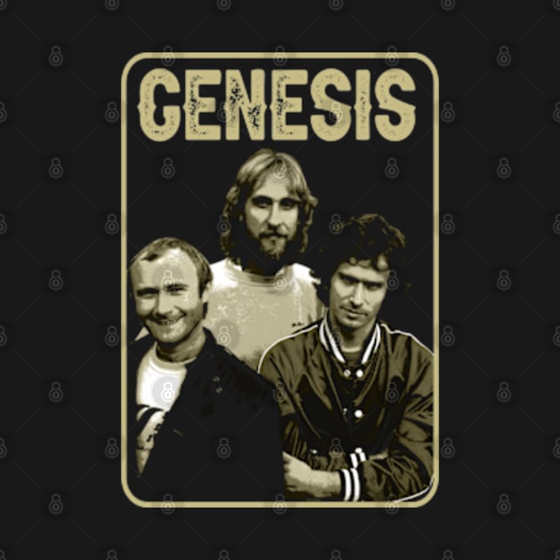 The Musical Box Moda Genesis Band Tees, Unlock a Pandora's Box of Progressive Rock Style by Zombie green