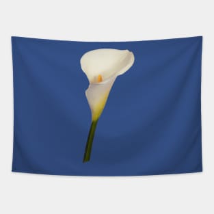 Cream-white Arum Lily Tapestry