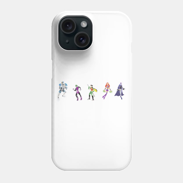 Teen Titans Phone Case by Newtegan