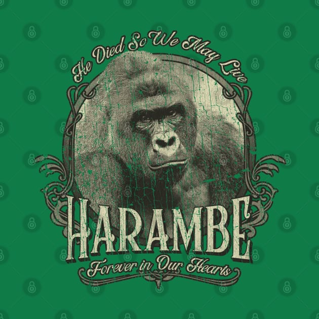 Harambe Forever in Our Hearts 2016 by JCD666