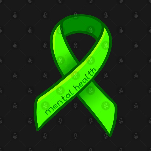 Mental Health Awareness Ribbon by leashonlife