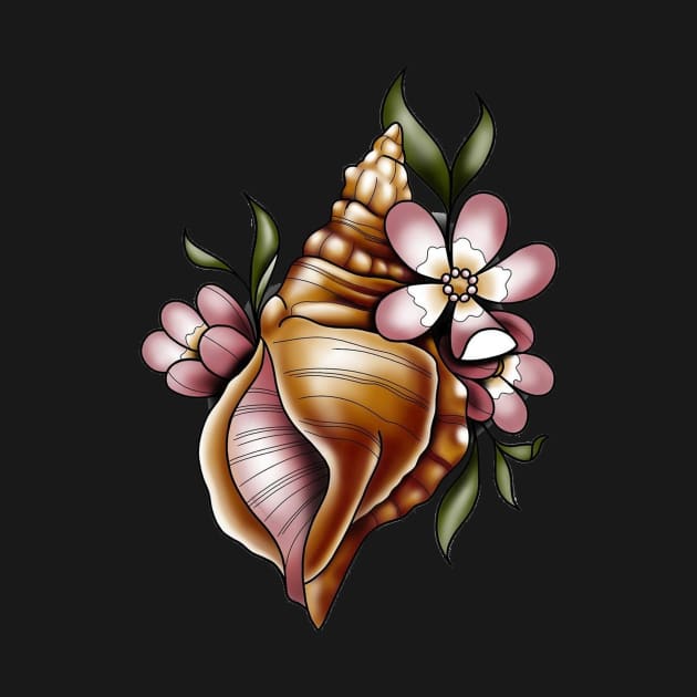 seashell by Stephanie Francoeur Art