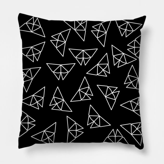 Origami - Butterflies Pillow by inotyler