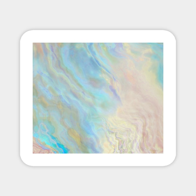 Glacier twilight opal Magnet by RoseAesthetic