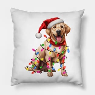 Christmas Labrador Retriever Pillow