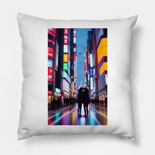 Tokyo Lovebirds Pillow