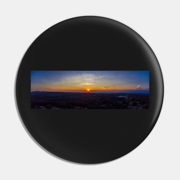 Panoramic Sunset Pin by Ckauzmann