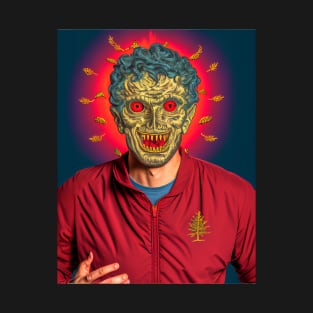 Comedian Mark Normand Retro Punk Zombie Art T-Shirt