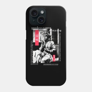 The statue of liberty smoking | alternative clothing | gothic | grunge | dark | black and white Phone Case