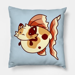 Chubby Goldfish Kitty Pillow