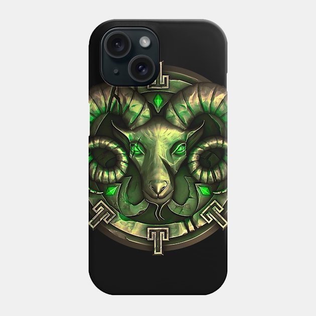 Zodiac - Aries Phone Case by Map of Earth