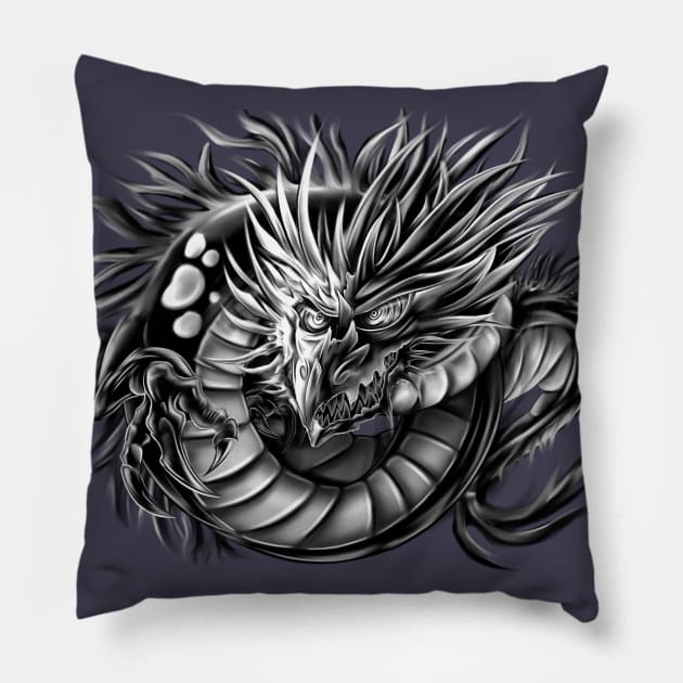 Cruella wyrm Pillow by Icydragon98