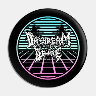 Daydream Deluxe - Summer Tee (Death Metal version) Pin