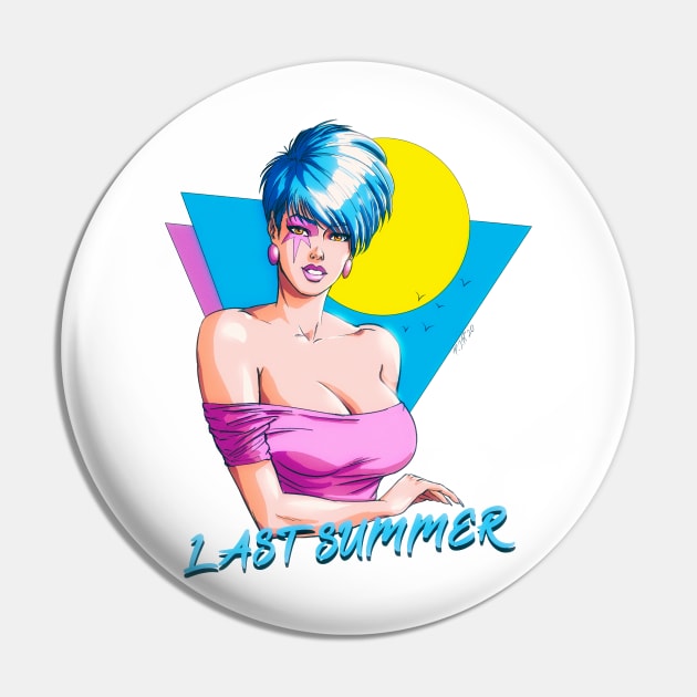 Last Summer Pin by Pablo Romero Art