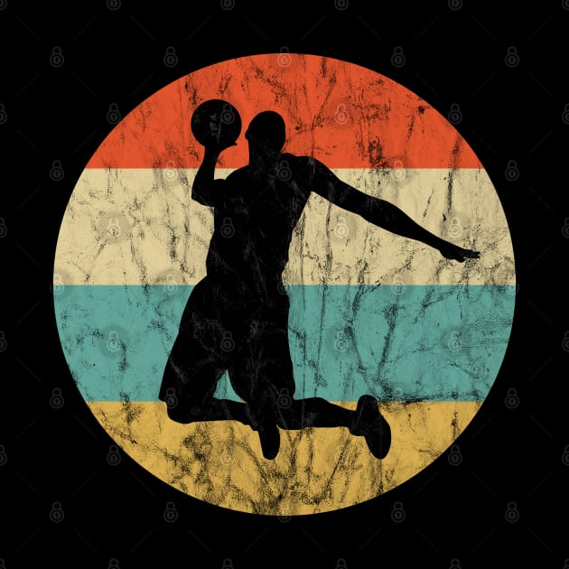 Retro Vintage Basketball by Dojaja